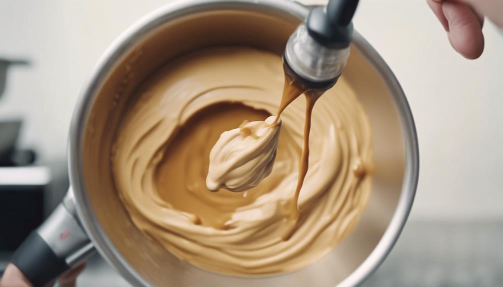 creating a peanut butter base