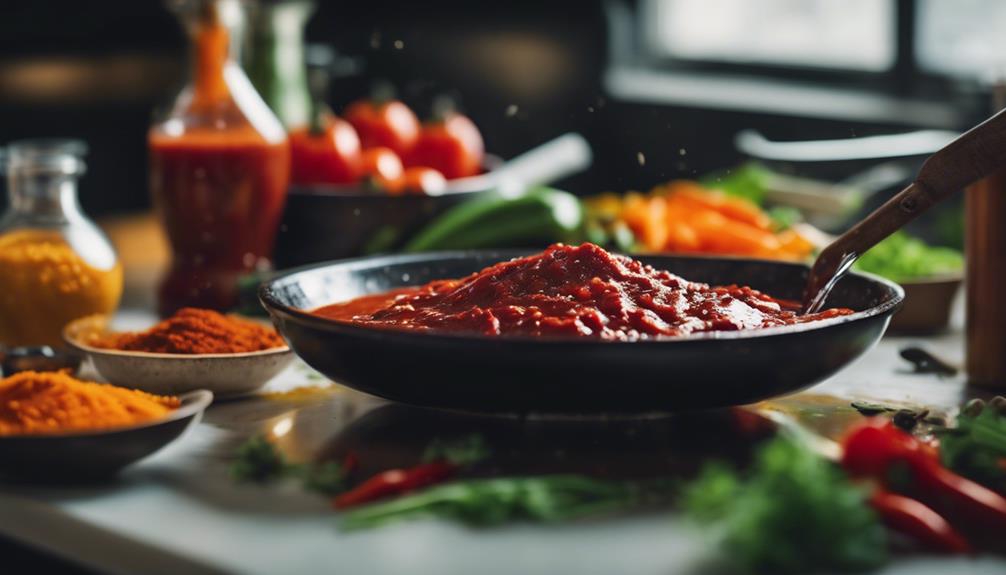 crafting homemade pasta sauce