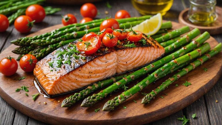 delicious grilled salmon dish