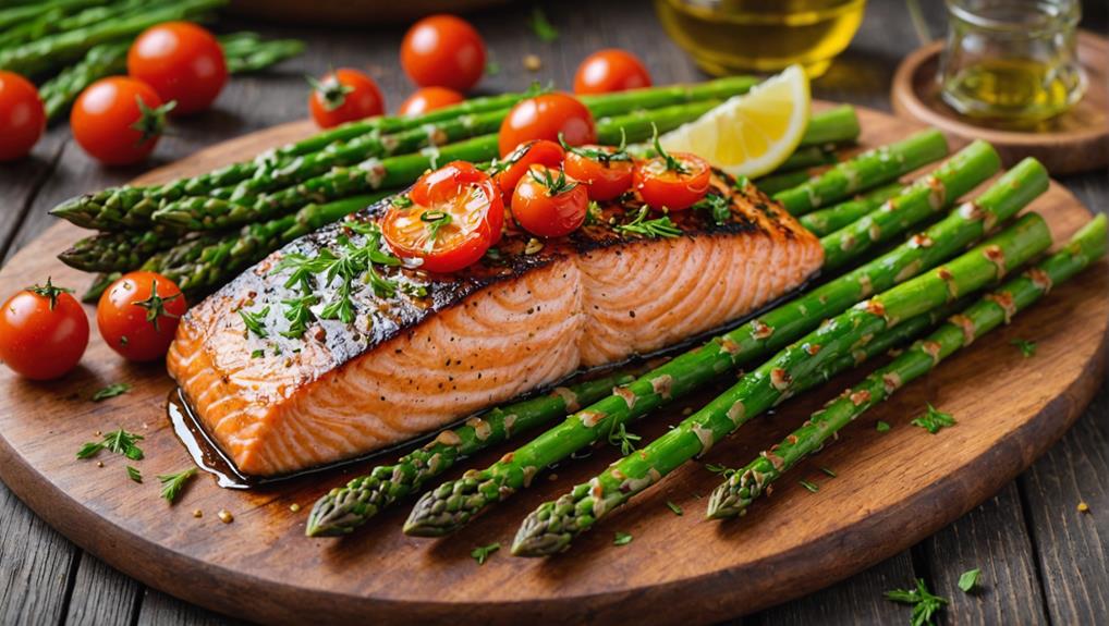 delicious grilled salmon dish