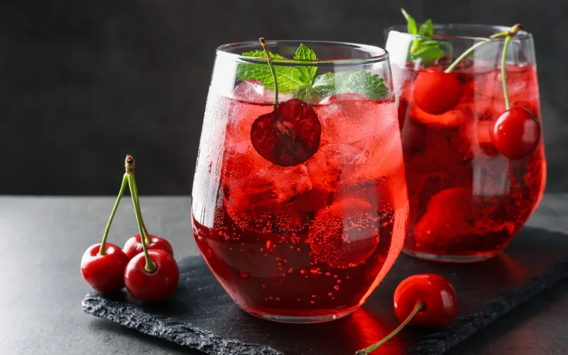 Red foods and drinks at Juneteenth